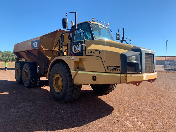 View a 2012 Caterpillar 740B available via auction.