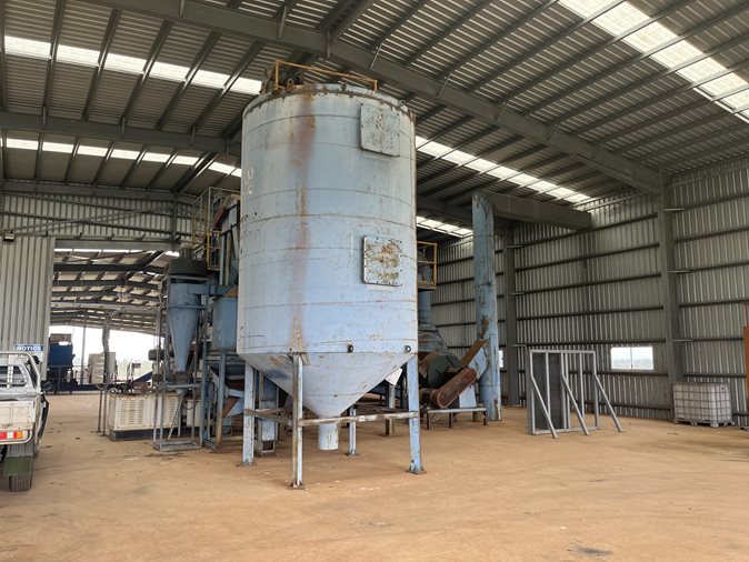 View EOI complete feed mill line via Pickles.