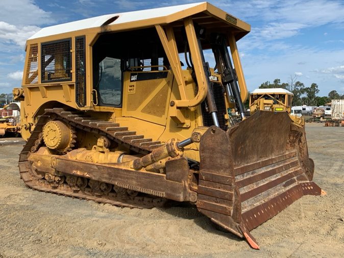 View yellow 2012 Caterpillar D8T Dozer available via auction.