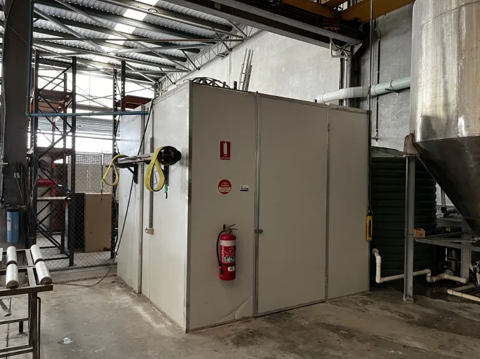 Sound Deadened Air Compressor Room