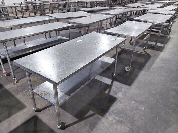 Stainless Steel Benches & Trolleys