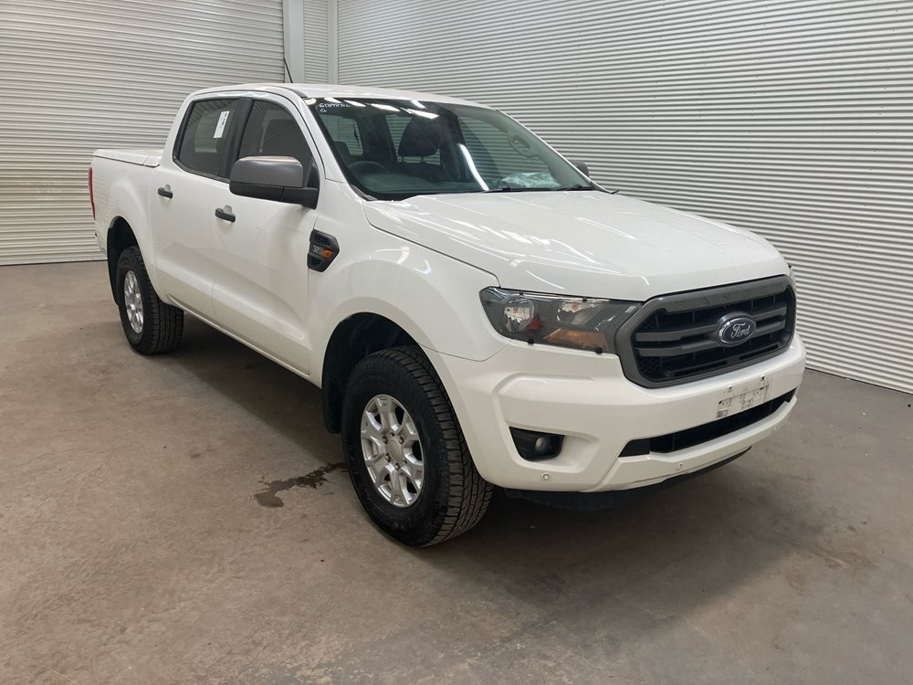 View a white 2019 Ford Ranger available via auction.