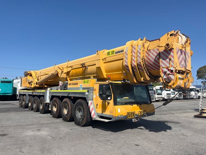 View 2008 Liebherr LTM 1500-8.1 via auction.