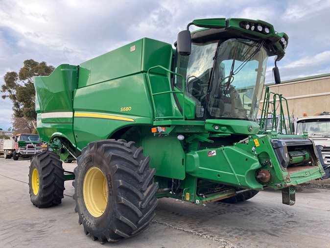 View a 2017 John Deere S680 available via auction.