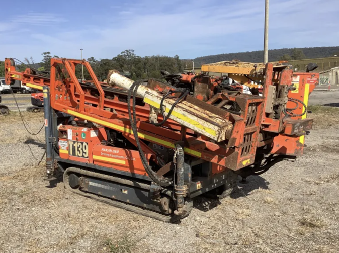 View a HANJIN D&B D&B-8D drill rig available via auction.