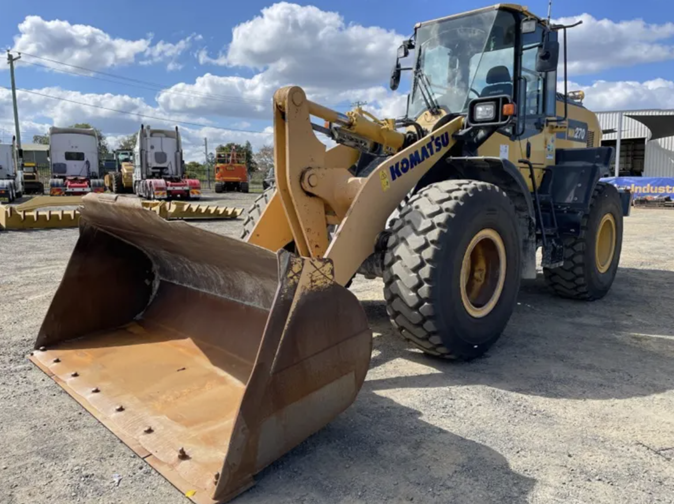 View a 2017 Komatsu WA270-8 available via auction.