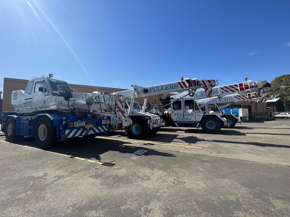 Cranes, Trucks, Trailers and Vehicles