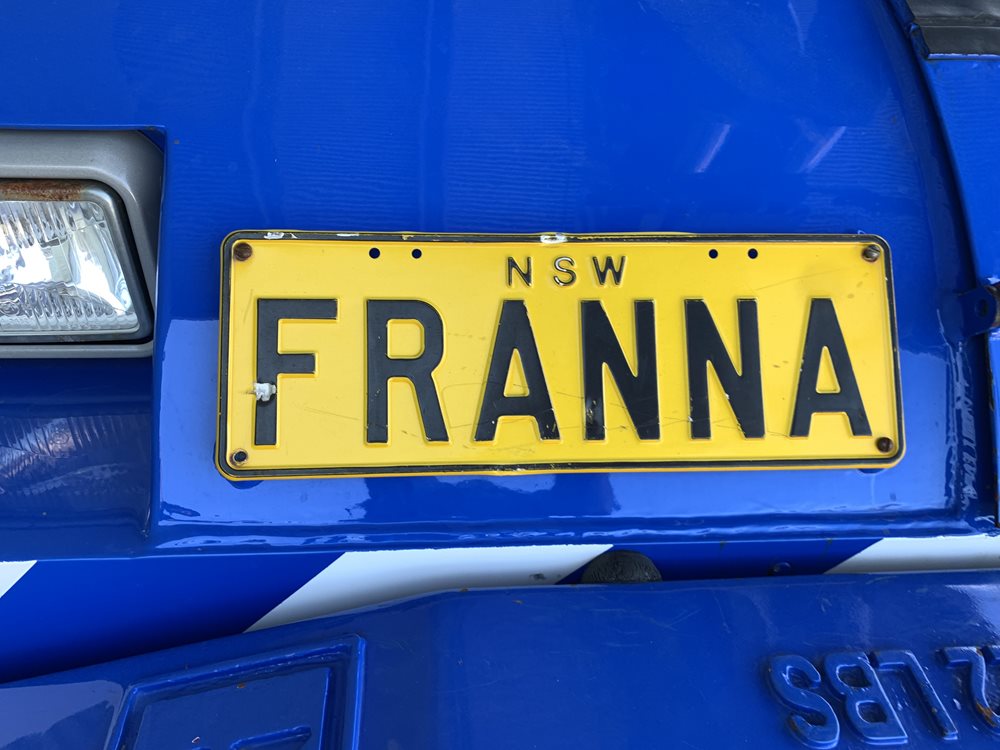 FRANNA Number Plates