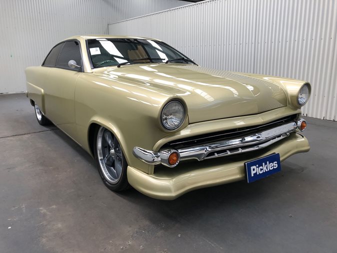 View a 1954 Ford Customline available via auction.