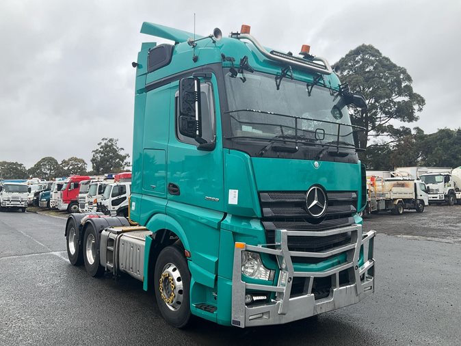 View 2018 Mercedes Benz Actros 2658 available via auction.